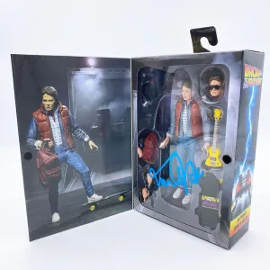 Michael J. Fox Autographed 'Back to the Future' 35th Anniversary 7" Figurine