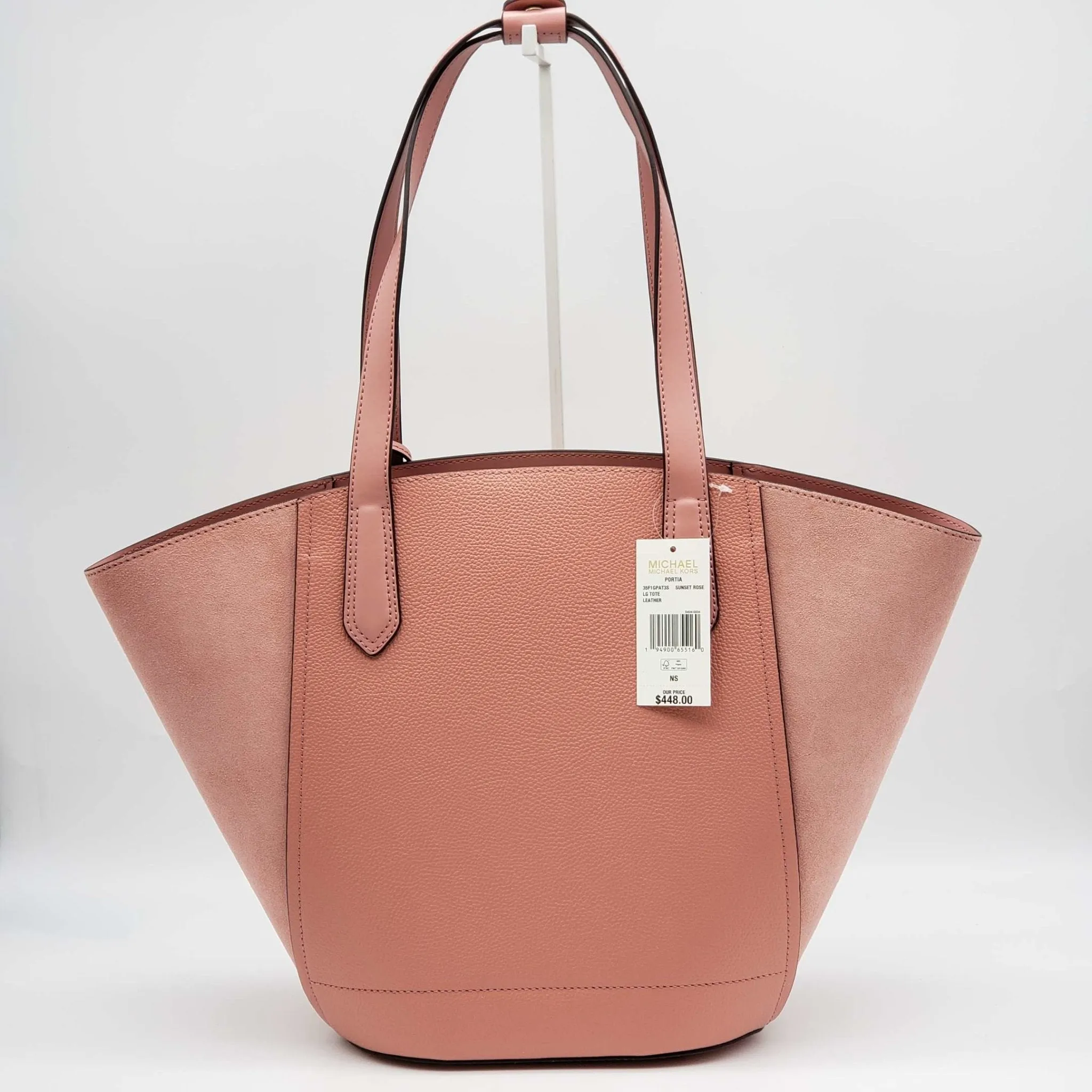 Michael Kors Portia Sunset Rose Large Tote Bag