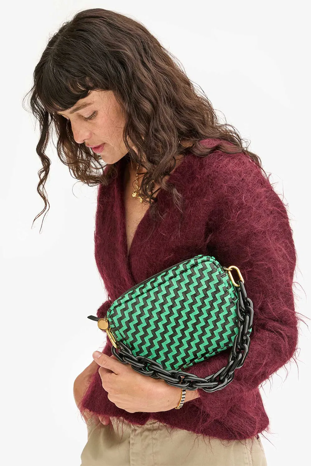 Midi Sac Mint Opal/Black