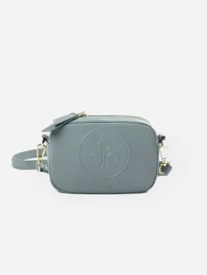 Mimi Mini Recycled Vegan Leather Crossbody Bag | Blue