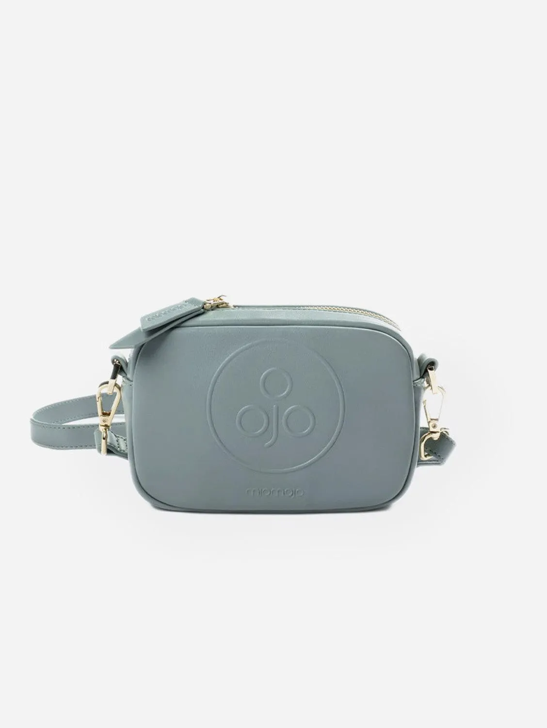 Mimi Mini Recycled Vegan Leather Crossbody Bag | Blue