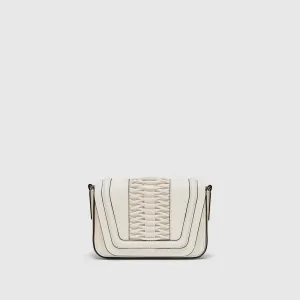 Mini Eugenia braided off white crossbody