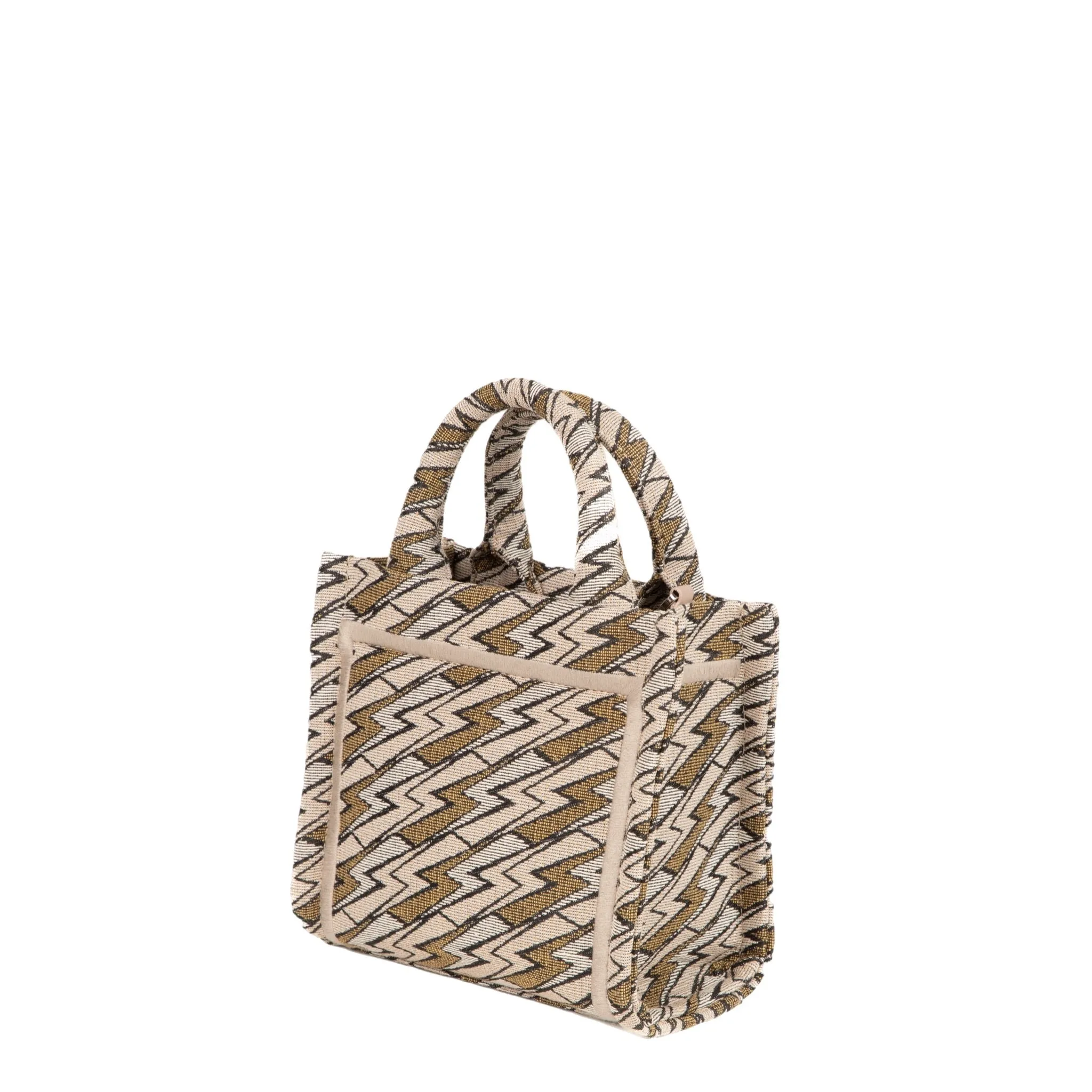 Mini Grazia PWR Jacquard Bag | Beige