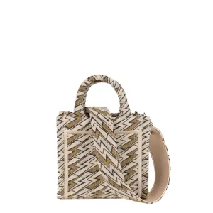 Mini Grazia PWR Jacquard Bag | Beige