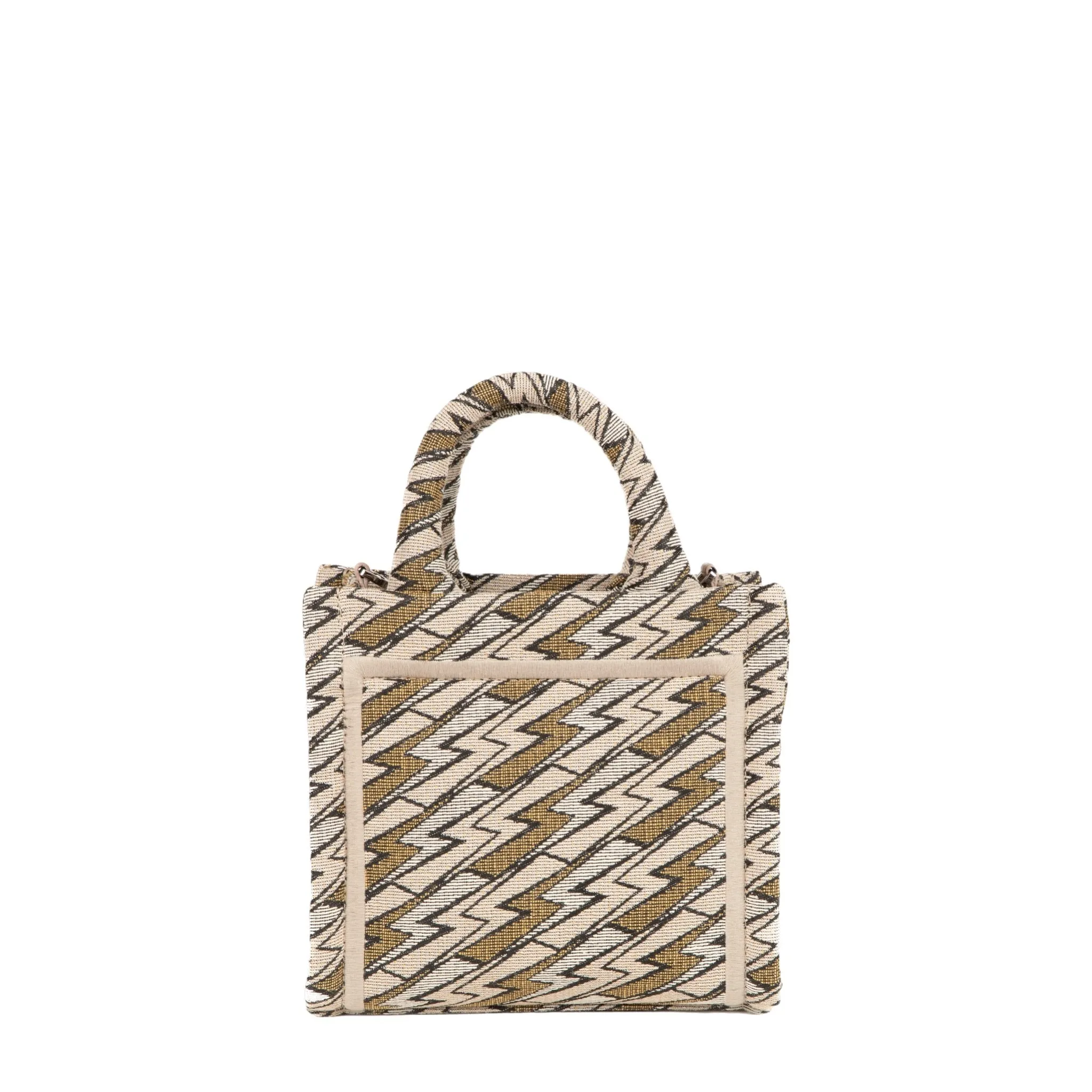Mini Grazia PWR Jacquard Bag | Beige