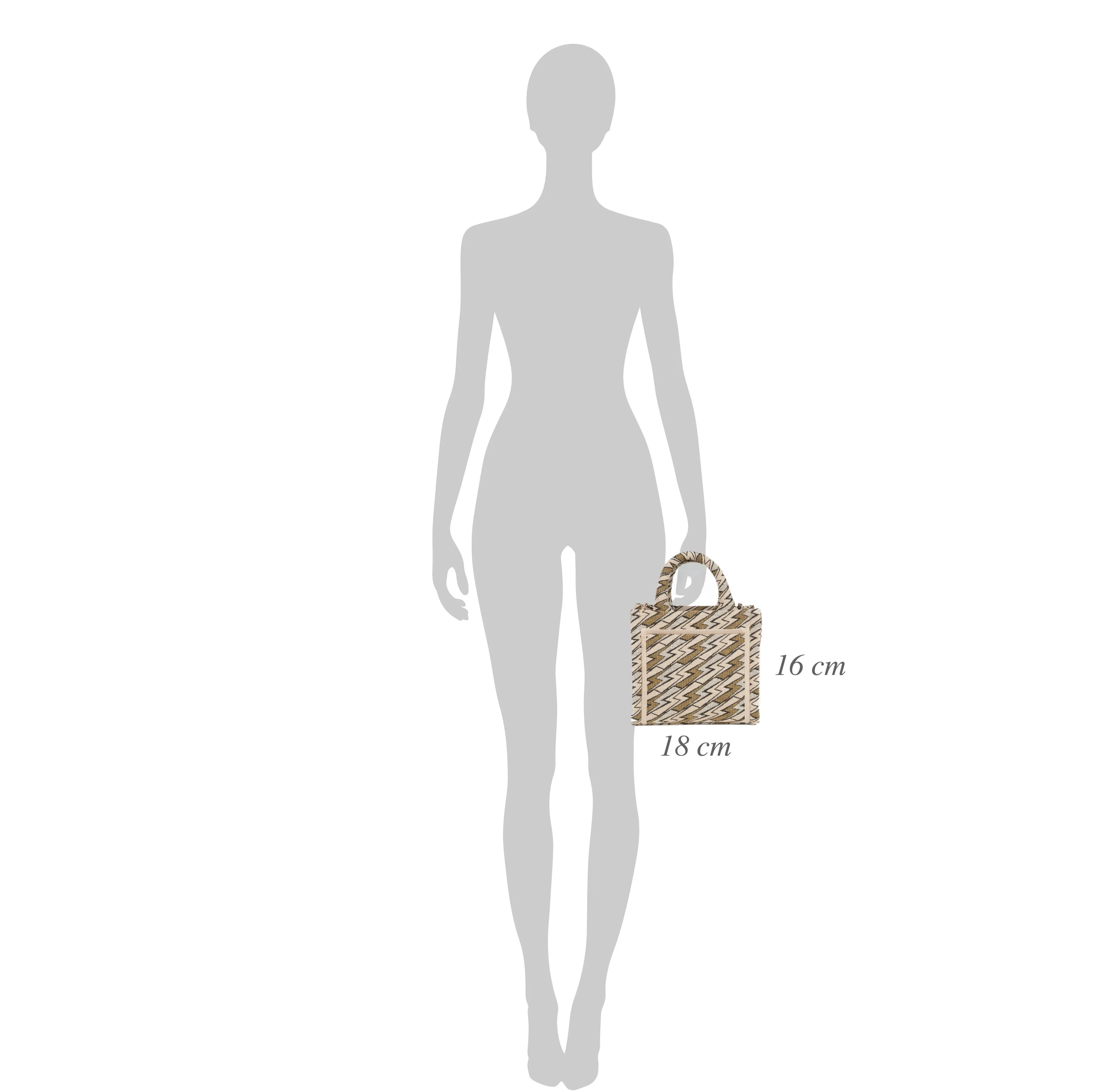 Mini Grazia PWR Jacquard Bag | Beige