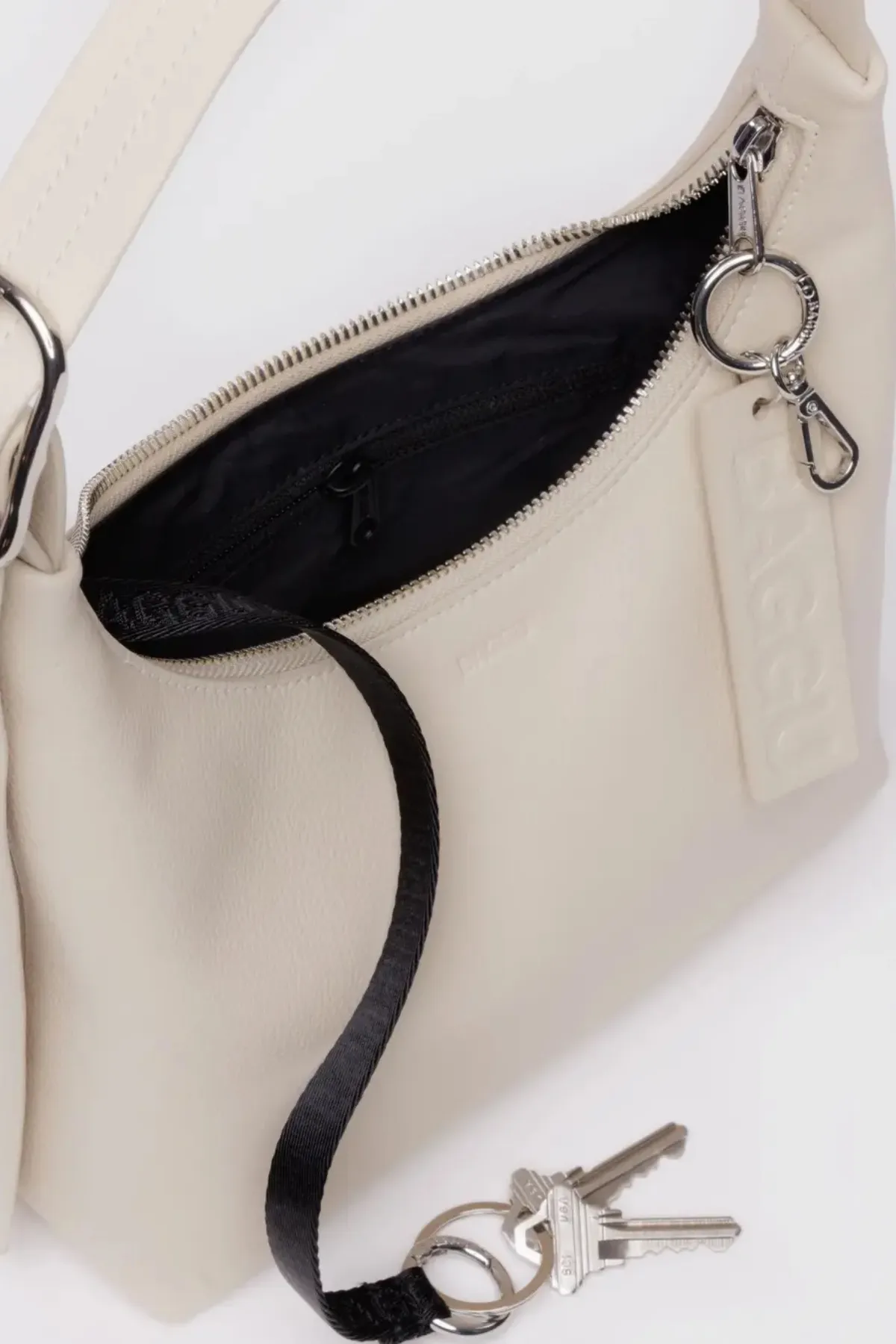 Mini Recycled Leather Shoulder Bag