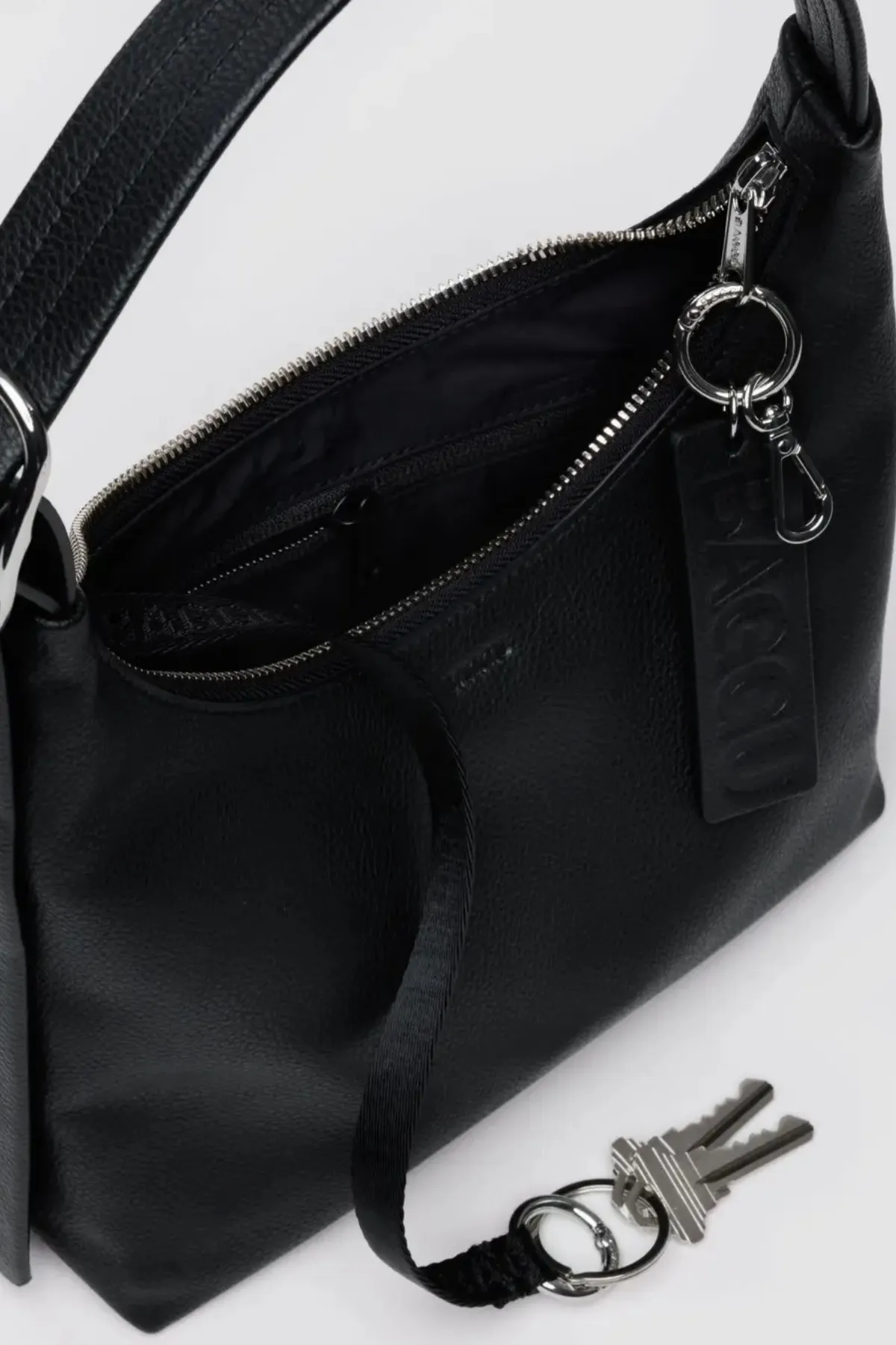 Mini Recycled Leather Shoulder Bag