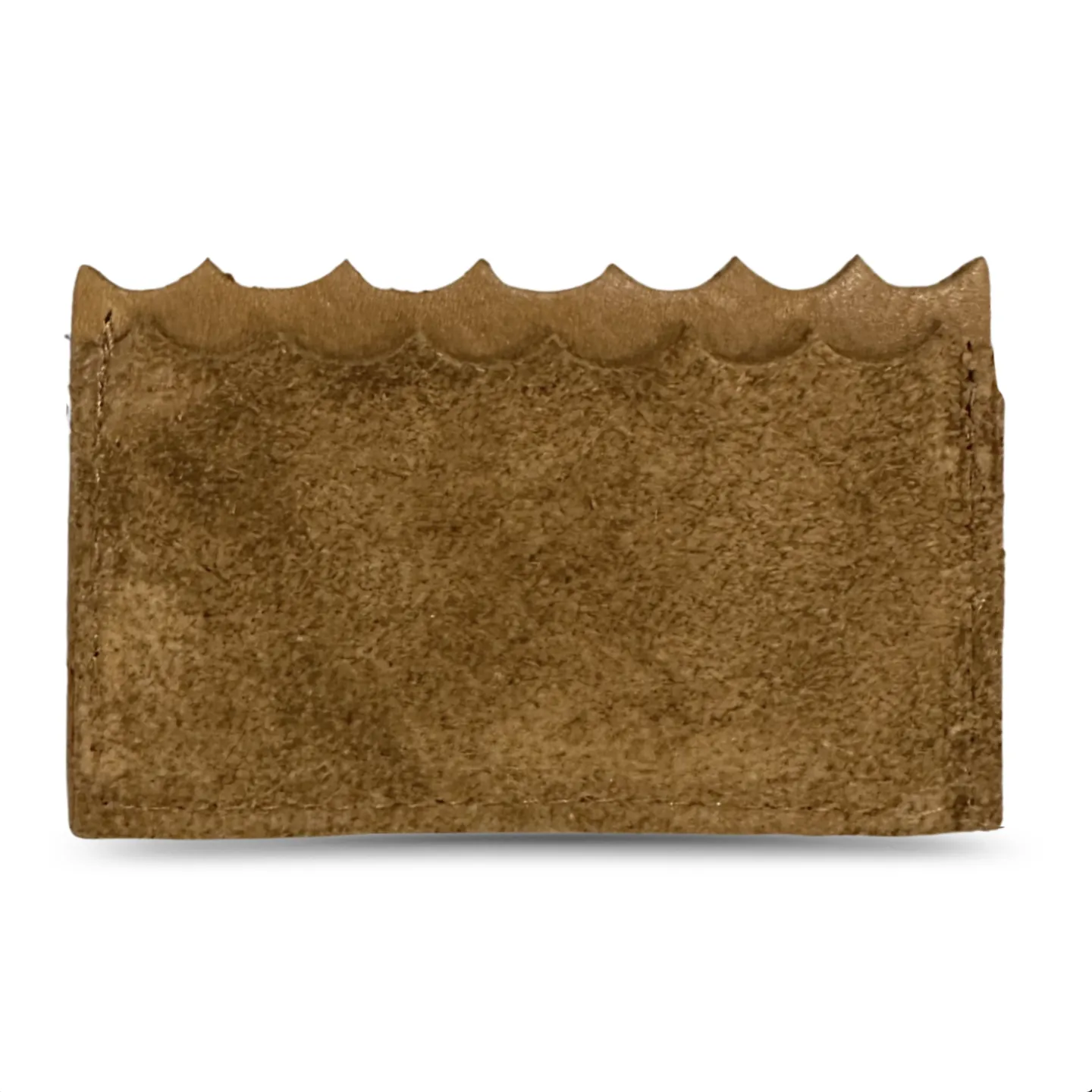 Mini Wallet "Inspired by Salt Air" in Beach Nut Leather