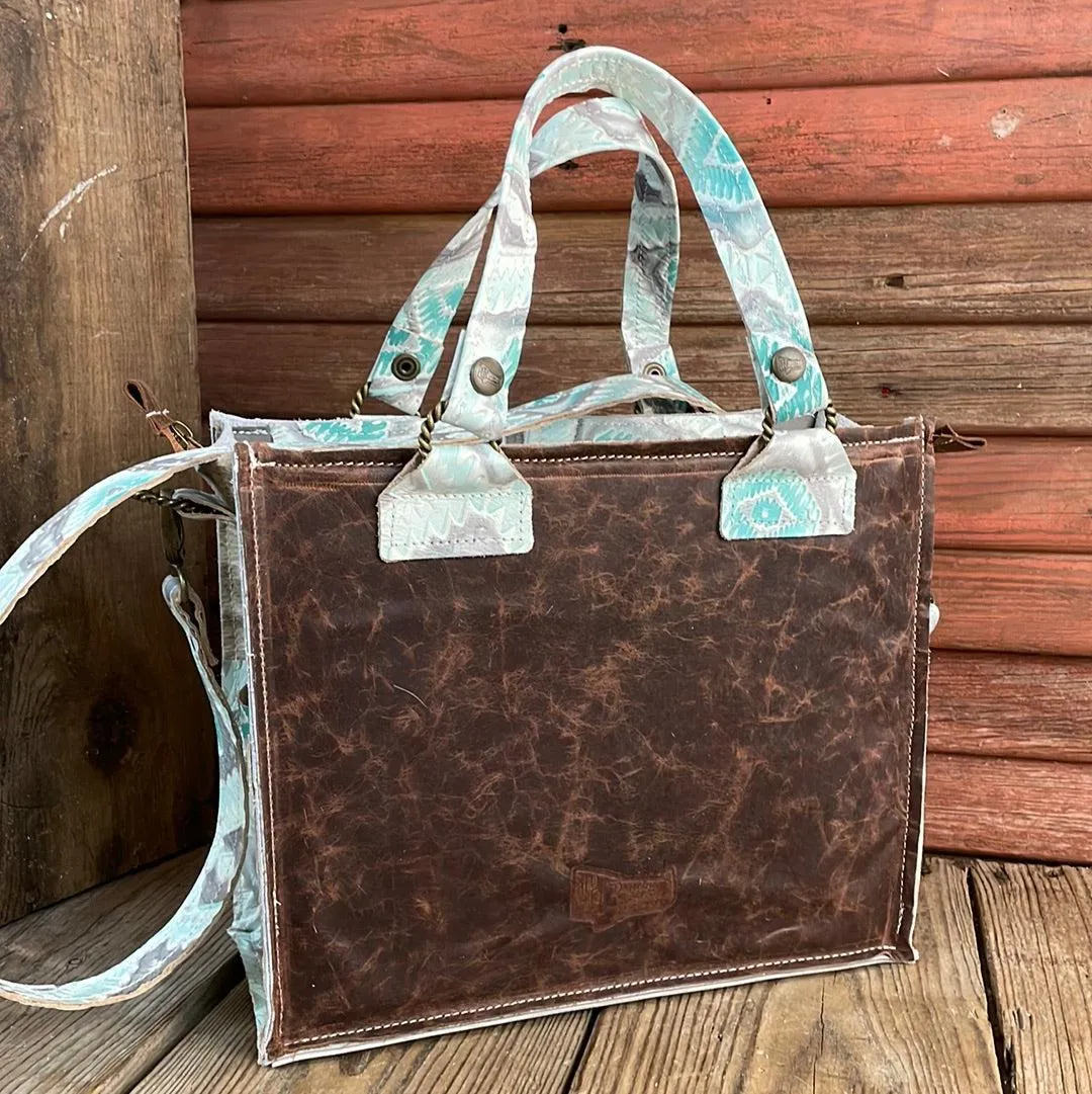 Minnie Pearl - Unicorn w/ Turquoise Sand Aztec