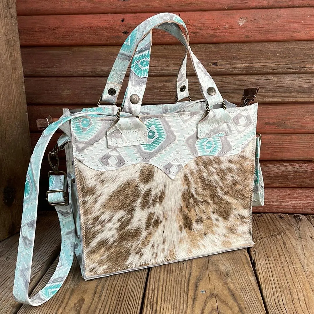 Minnie Pearl - Unicorn w/ Turquoise Sand Aztec