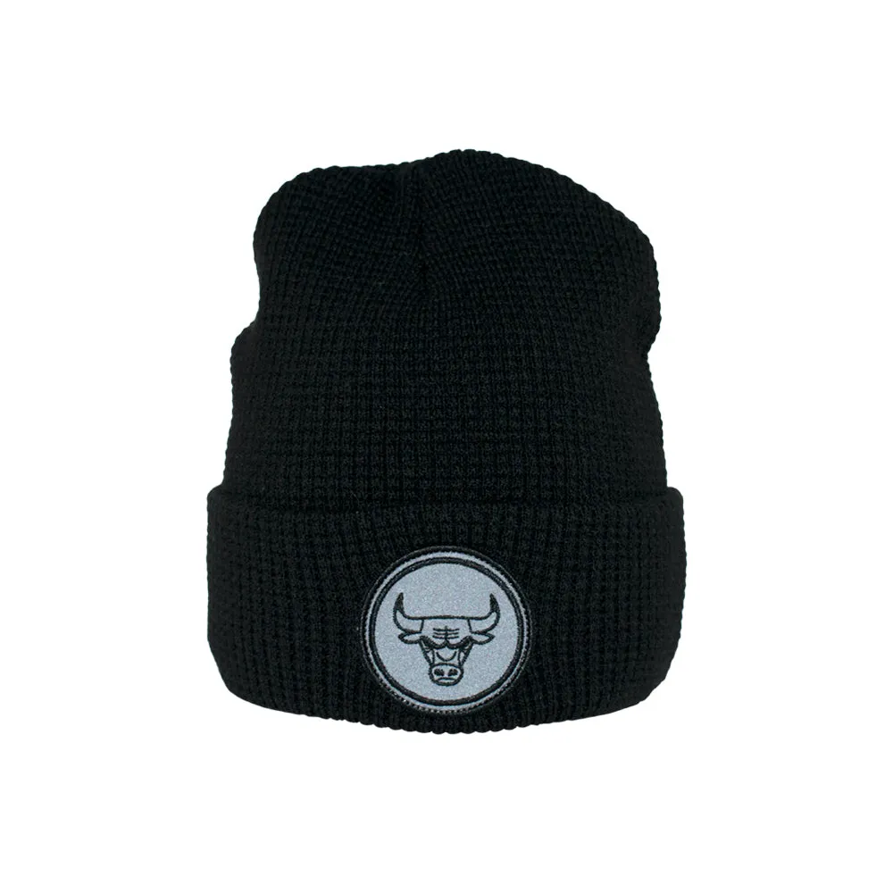 Mitchell & Ness - Reflective Patch - Beanie - Black