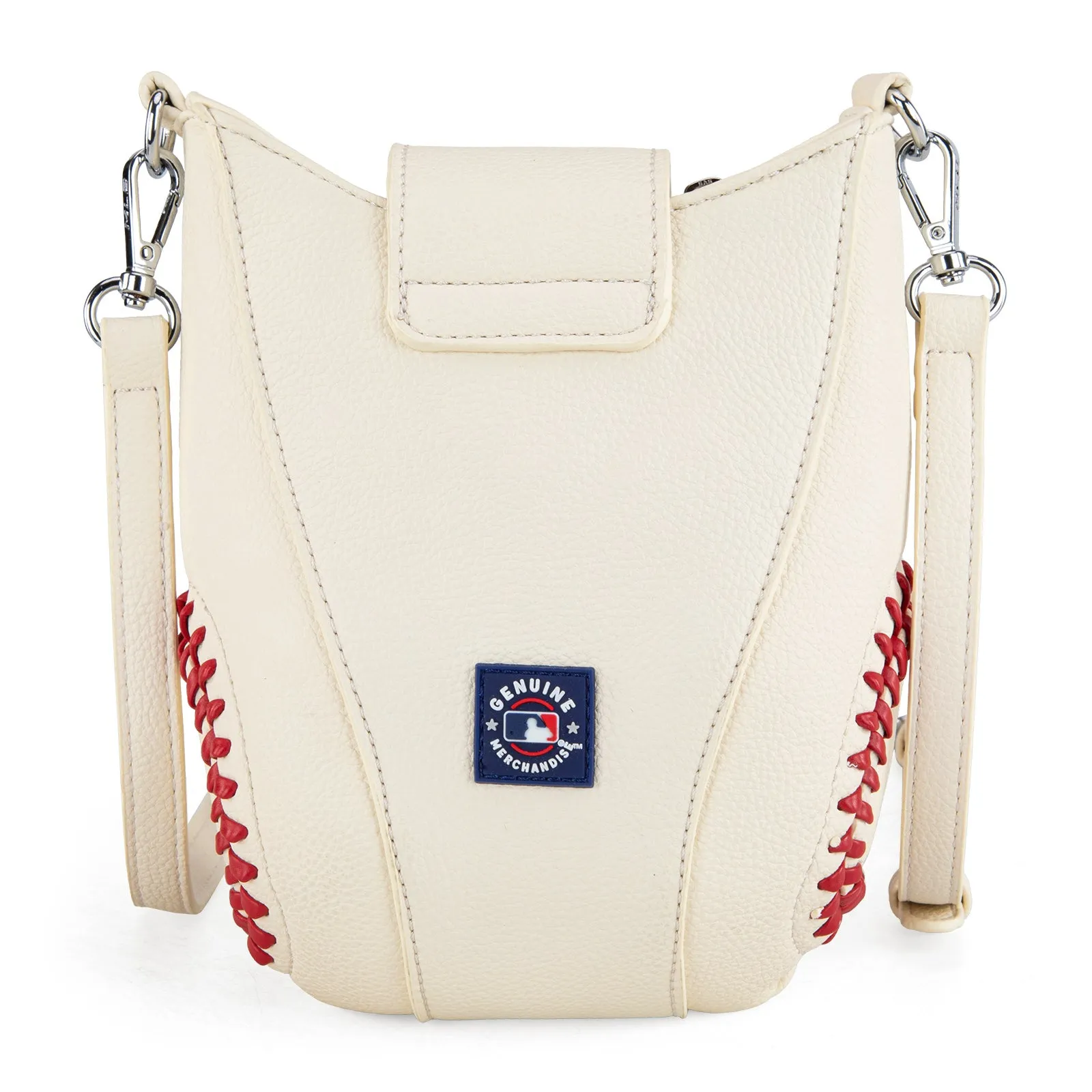 MLB-SF105  MLB San Francisco Giants Team Baseball Stitch Crossbody - Beige