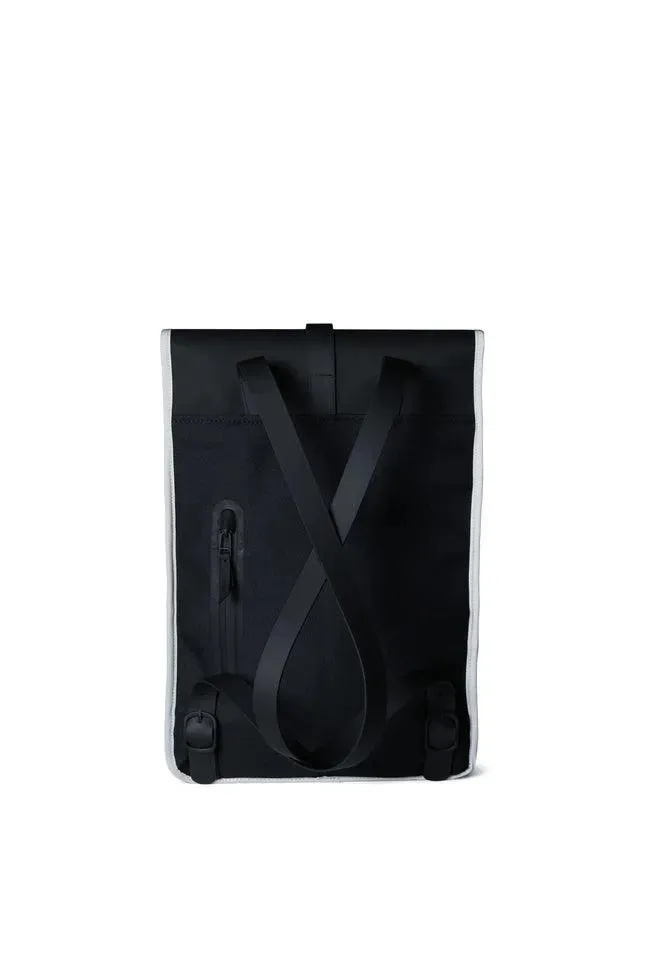 Mochila Mini Rains Black Reflective