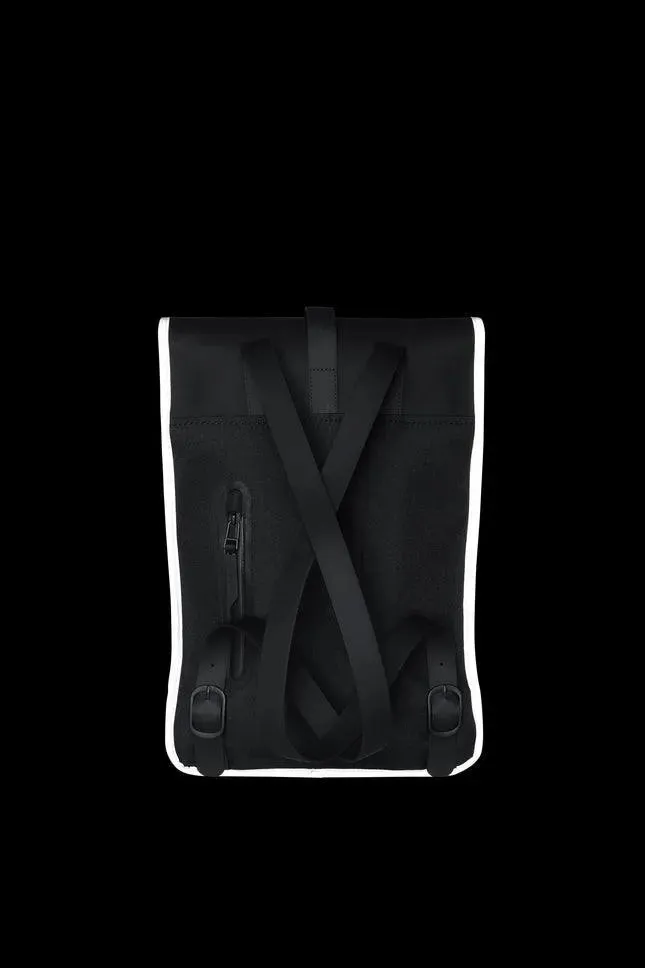 Mochila Mini Rains Black Reflective