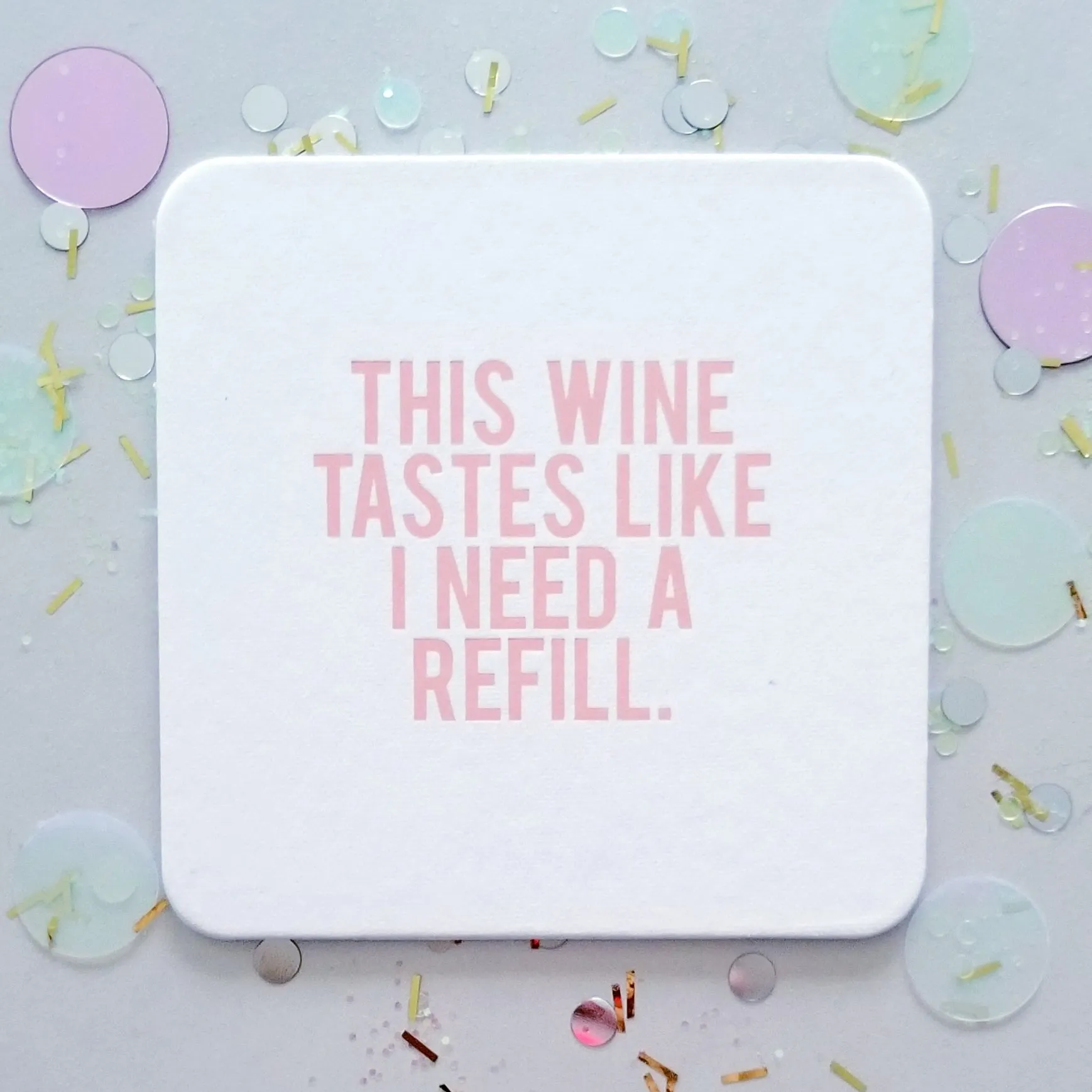 Mom Mix (For Mother's Day) - 8 Assorted Funny Wine Coasters   Gift Bag