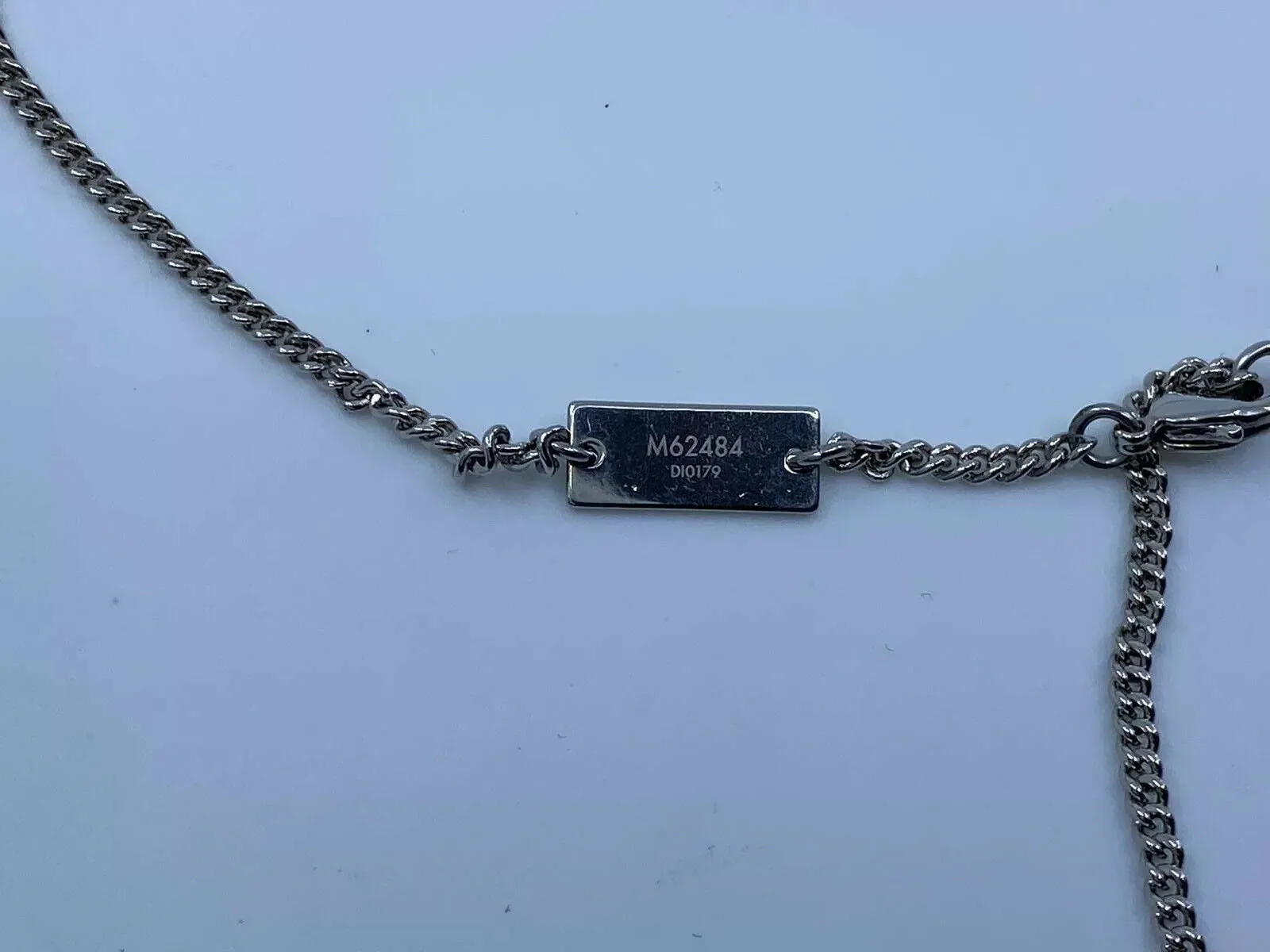 Monogram Locket Necklace Dog Tag