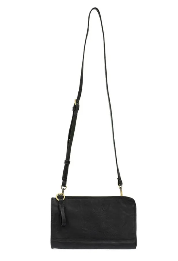 Morgan Convertible Wristlet and Wallet in Black
