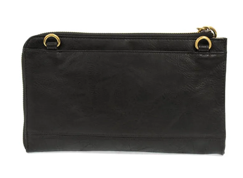 Morgan Convertible Wristlet and Wallet in Black