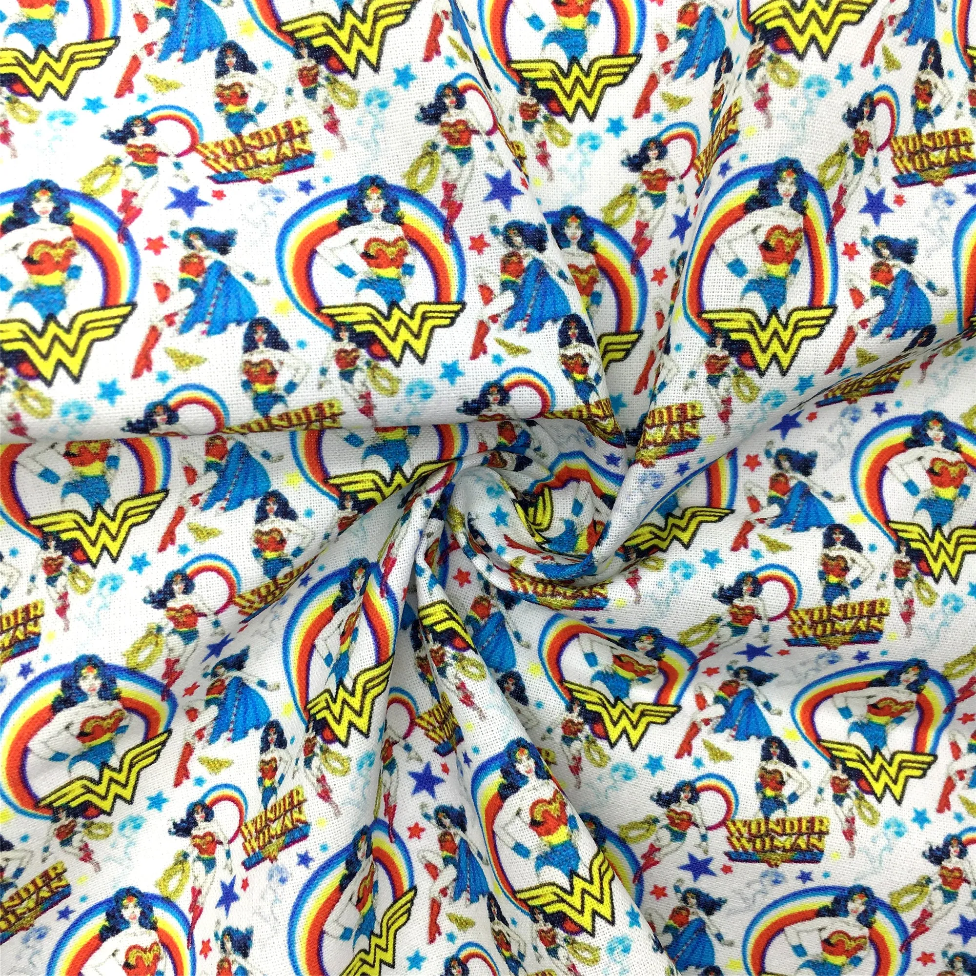 Movie Theme Printed Fabric