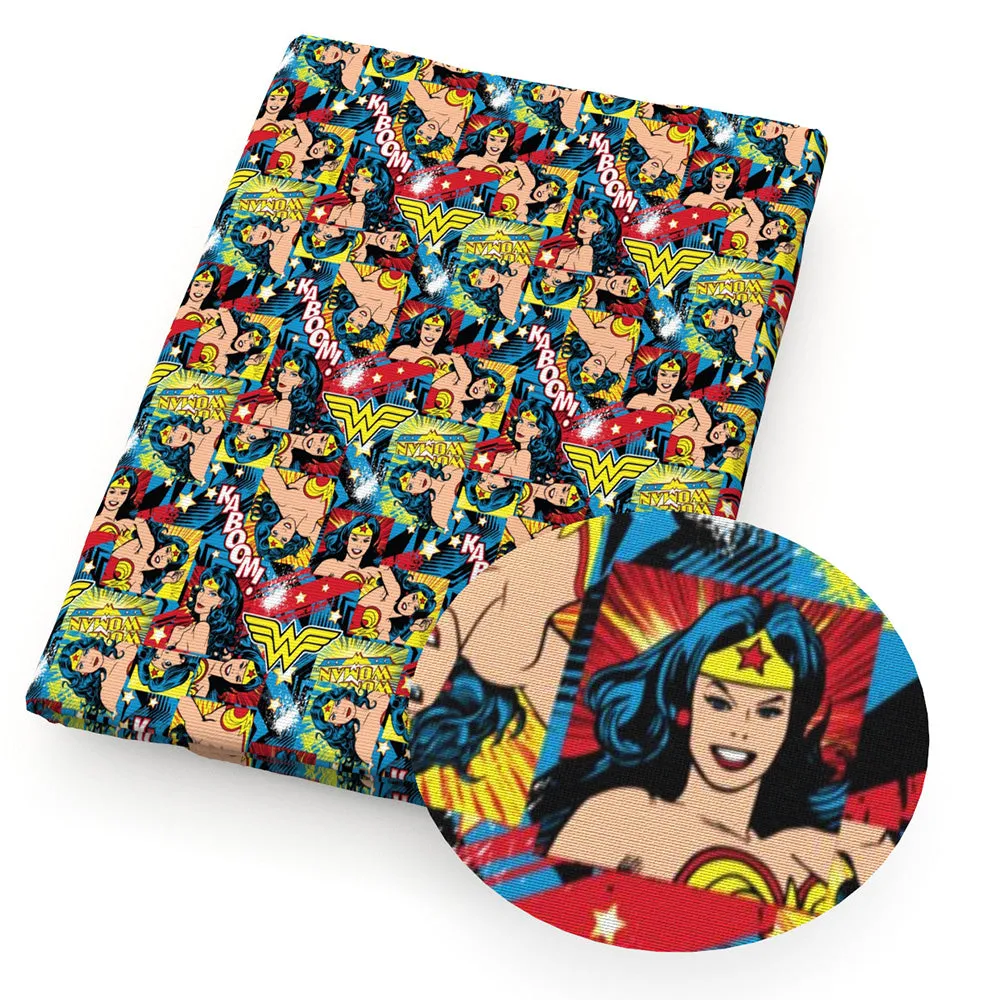 Movie Theme Printed Fabric