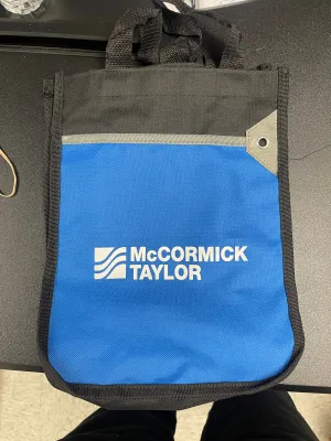 MT Black/Blue Logo Giveaway Bag