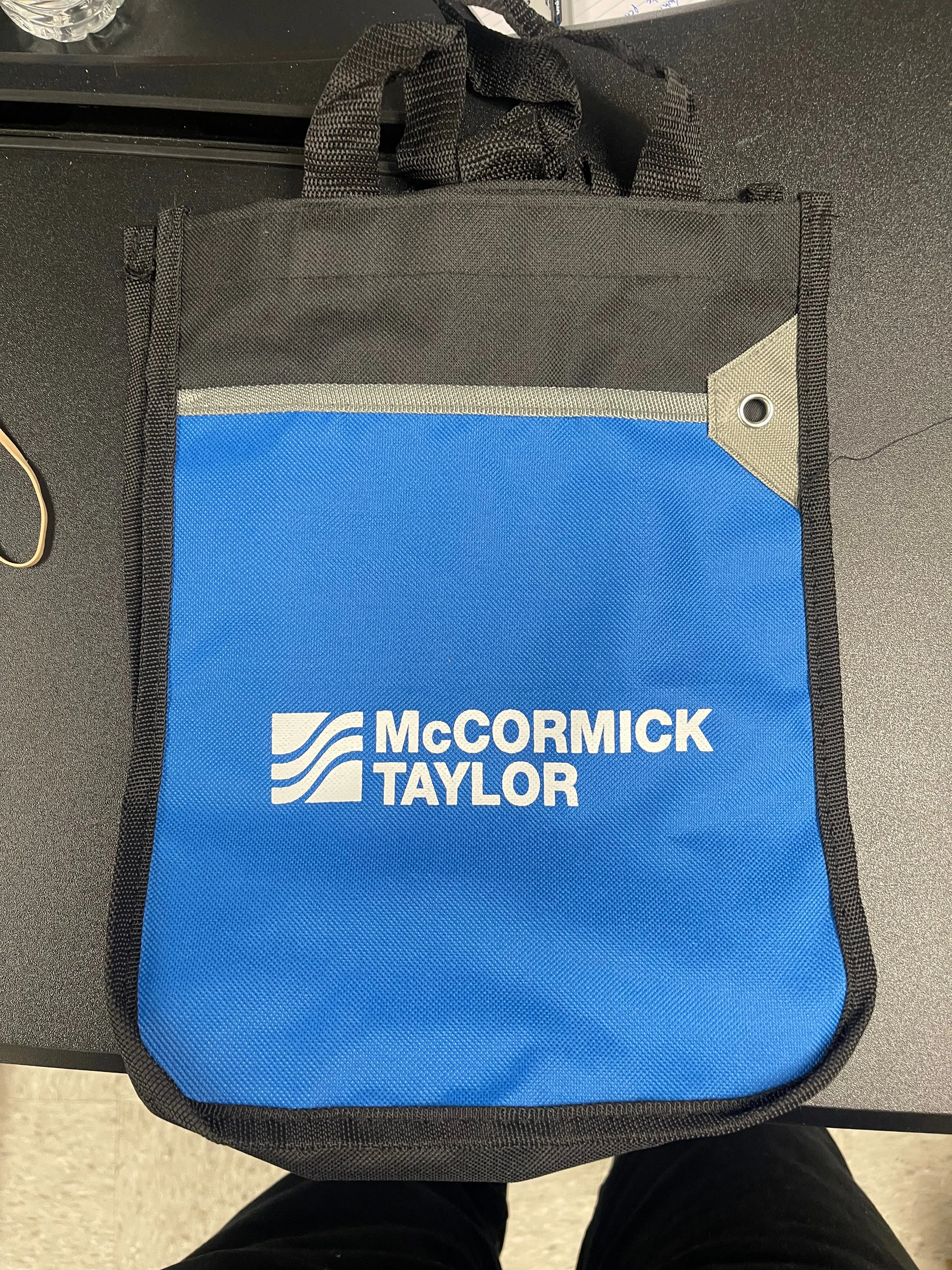 MT Black/Blue Logo Giveaway Bag