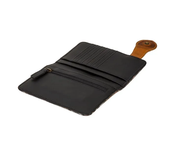 Myra Bag Palodan Hair-on Hide Compact Credit Card Holder