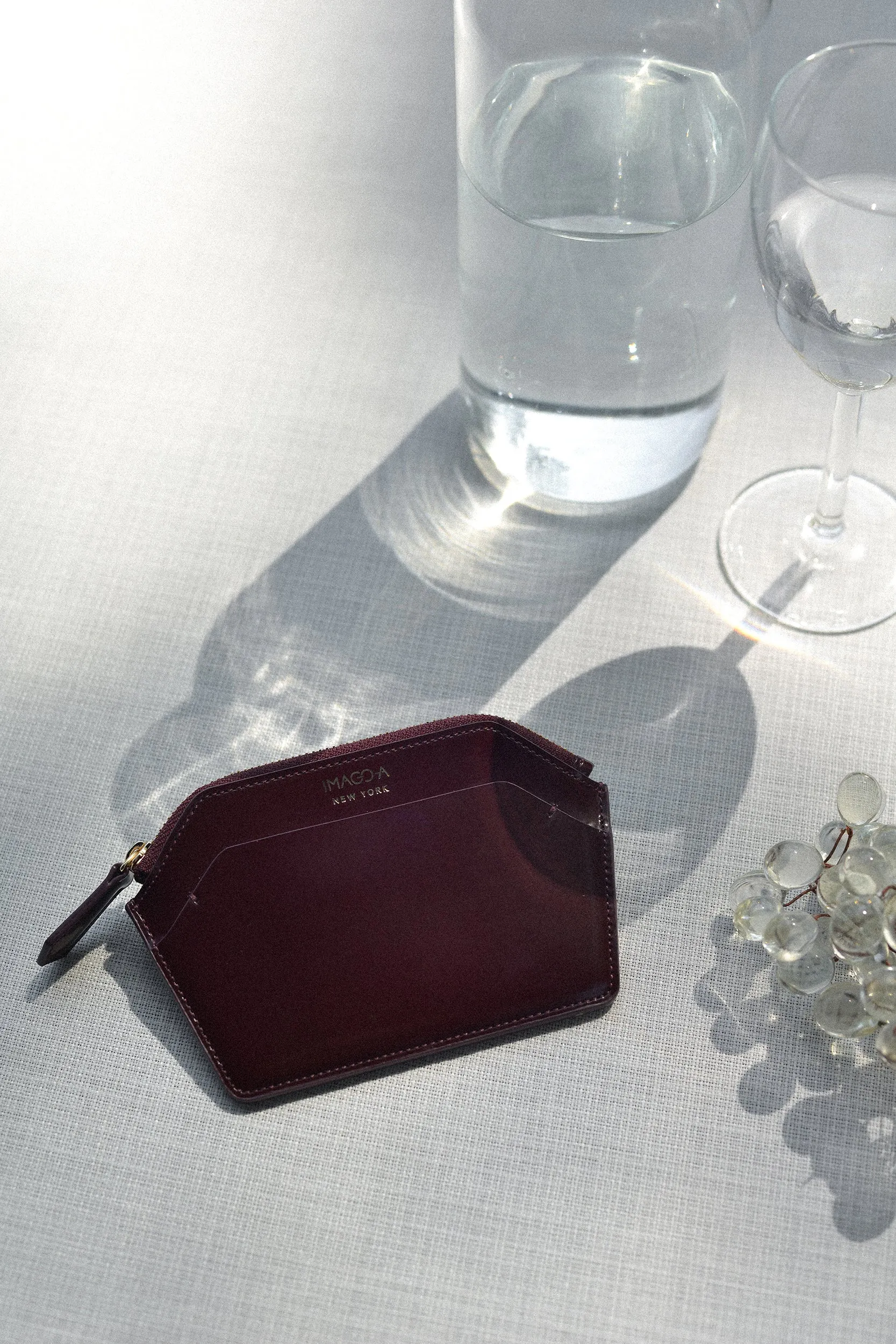 Nº39 Forma Wallet - Burgundy Spazzolato