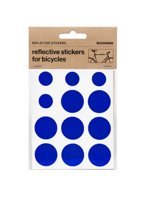 Naklejki odblaskowe BOOKMAN Reflective Stickers niebieski
