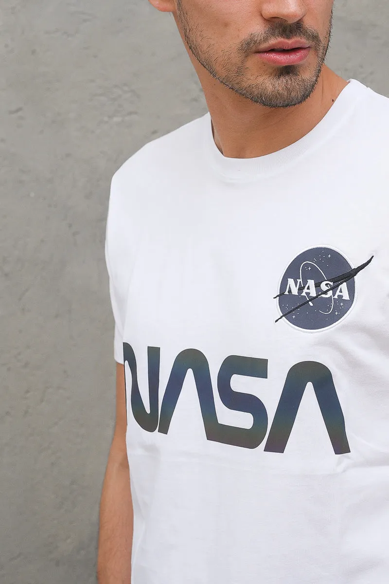 Nasa Rainbow Reflective T - White