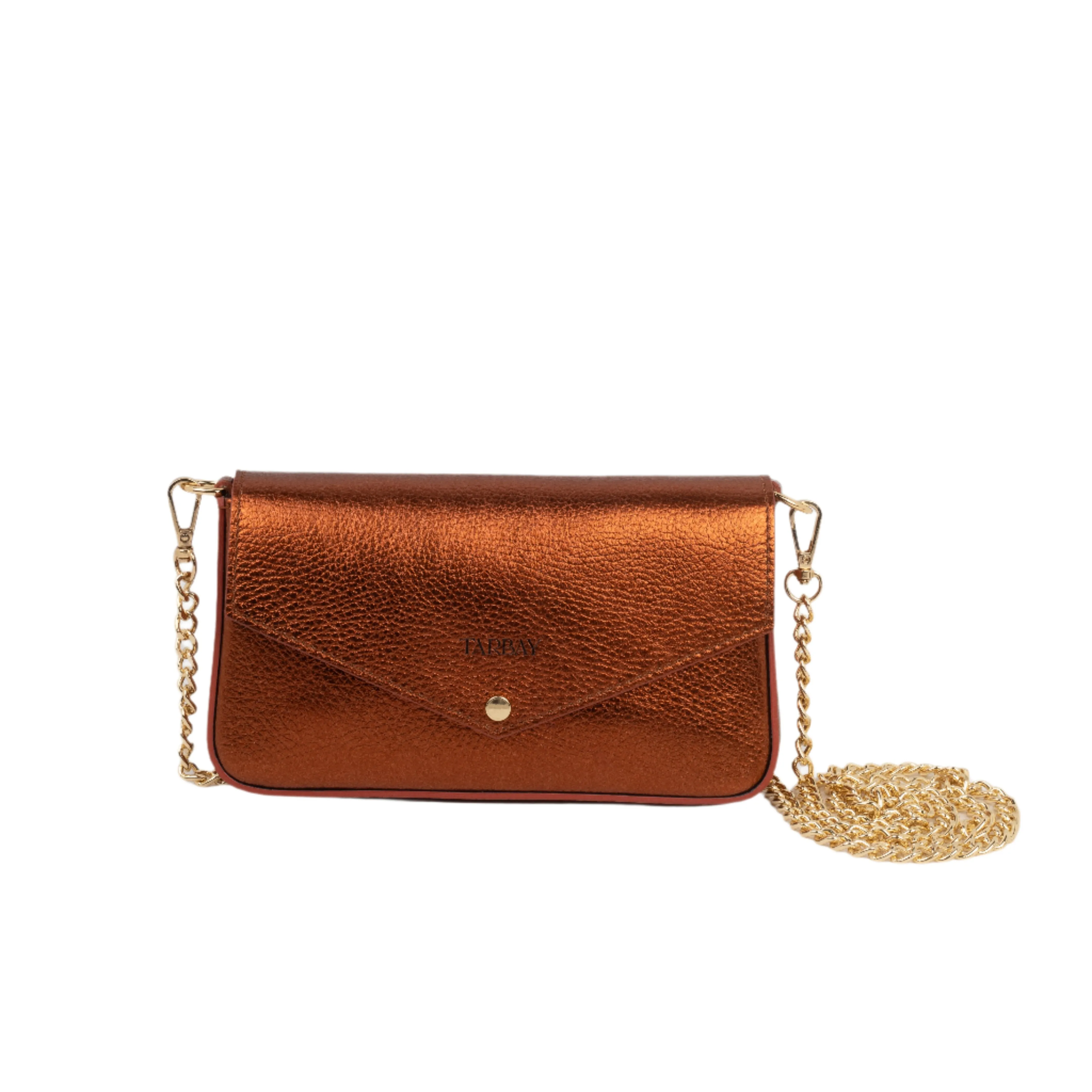 Nashira Clutch & Crossbody Bag - Copper