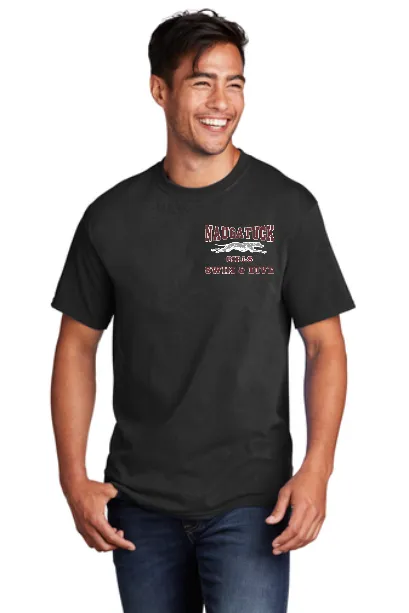 Naugatuck Girls Swimming Cotton Unisex T-shirt