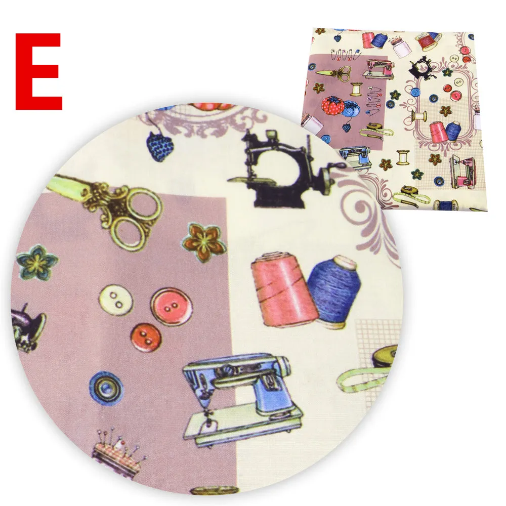 needlework patchwork sewing printed fabric