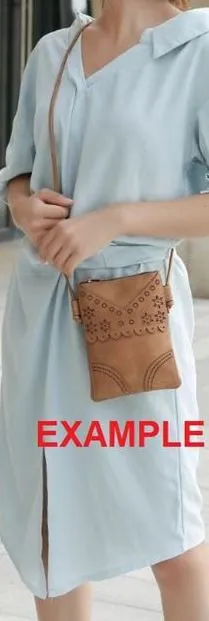 New Ecosse Design Crossbody leather purse in Sage Green! Rear pocket to hold your Phone! Great Quality!