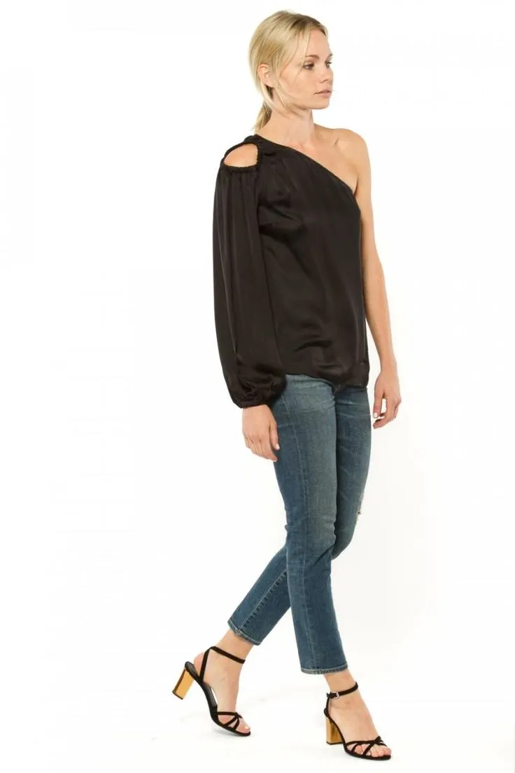 New Elizabeth and James Denissa One-Shoulder Top, size tag has been removed, looks to be a small/medium!