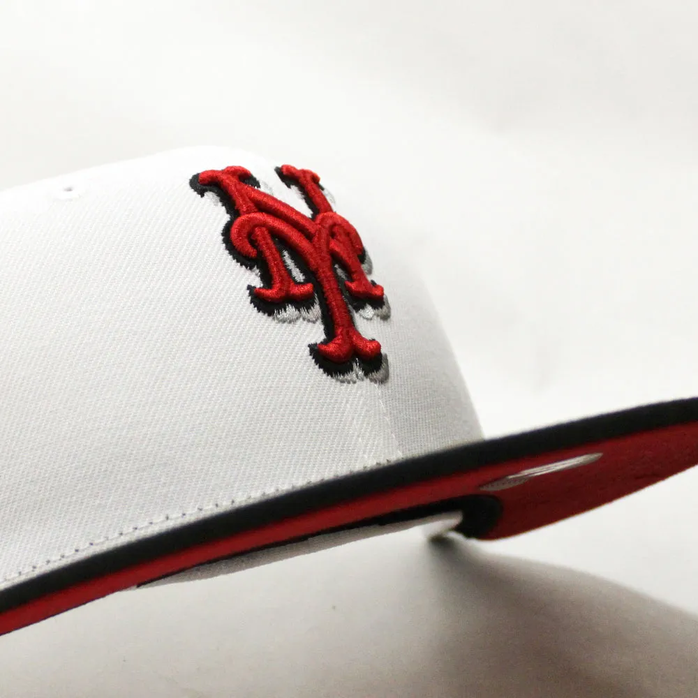 New York Mets 2013 All-Star Game New Era 59Fifty Fitted Hat (GITD White Black Red Under Brim)