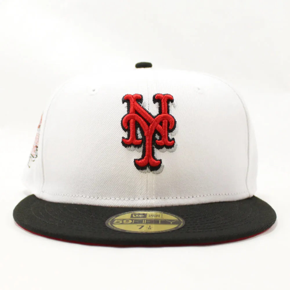 New York Mets 2013 All-Star Game New Era 59Fifty Fitted Hat (GITD White Black Red Under Brim)