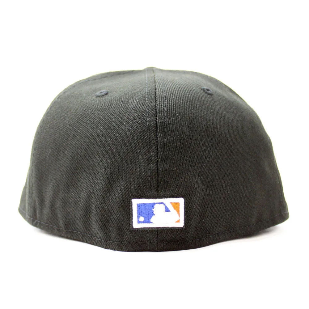 New York Mets 2013 All-Star Game New Era 59Fifty Fitted Hat (Glow in the Dark Black Orange Under Brim)