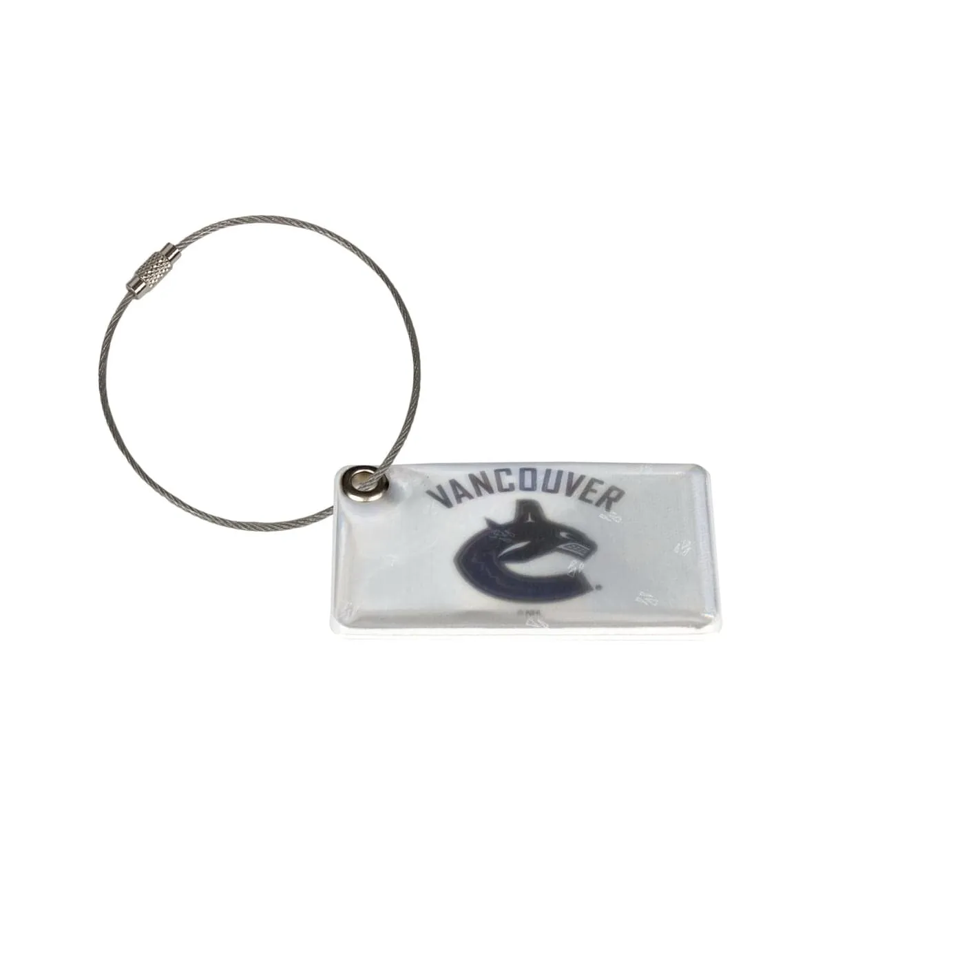 NHL Reflective Luggage Tag - Vancouver Canucks