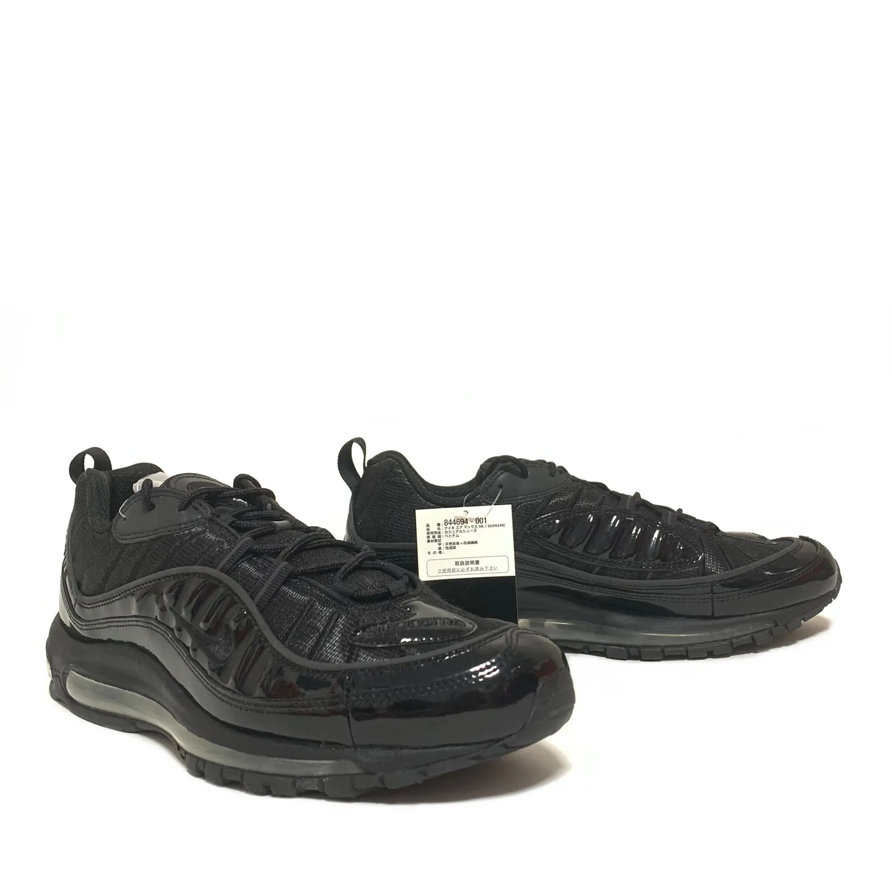 NIKE AIR MAX 98 / SUPREME BLACK