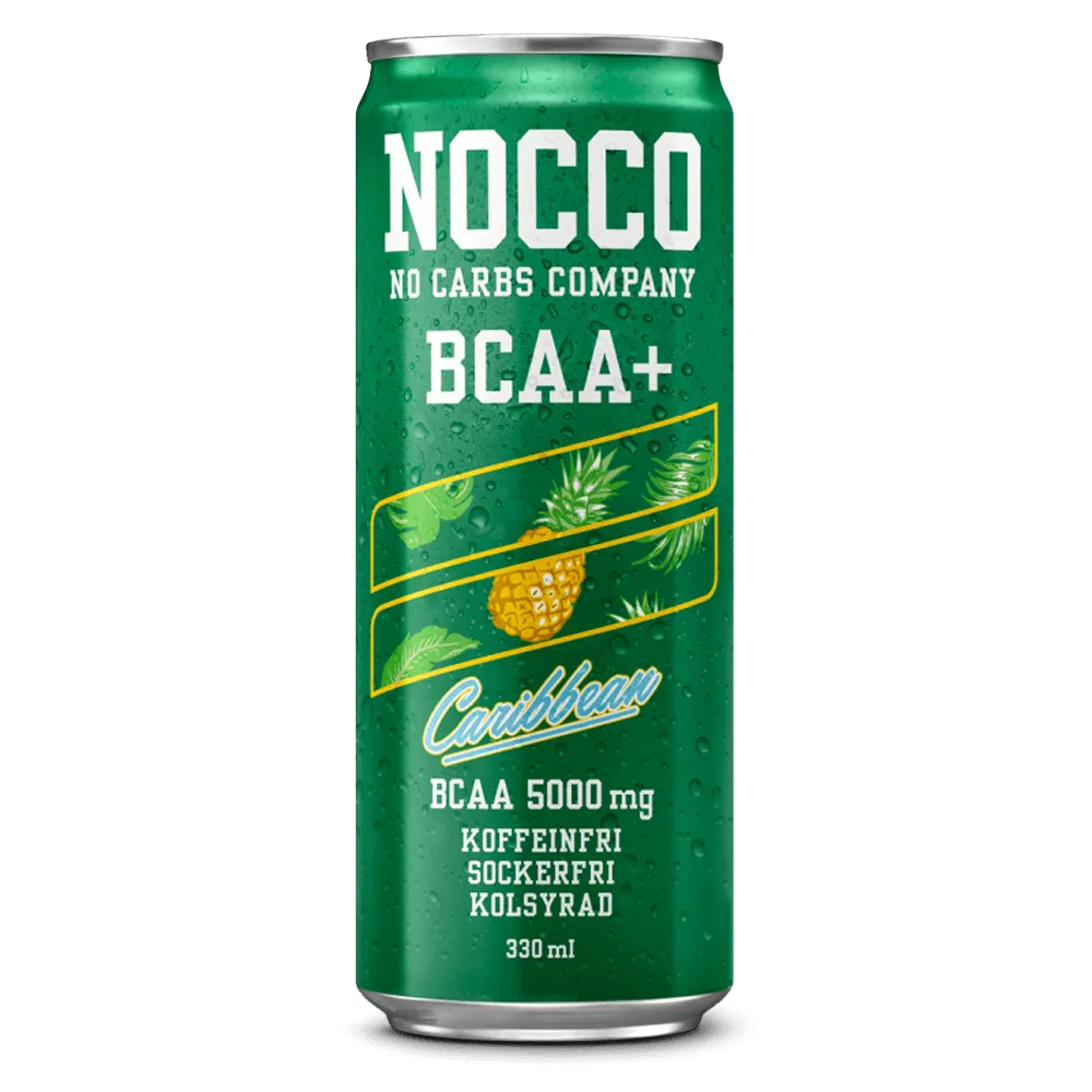 NOCCO BCAA  Koffeinfri Caribbean - 24x330ml. (inkl. SE pant)