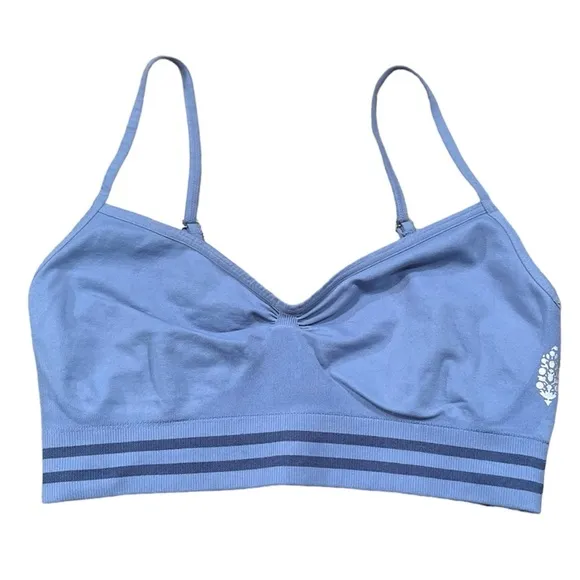 NWOT Free People Varsity 3 Stripe Bralette