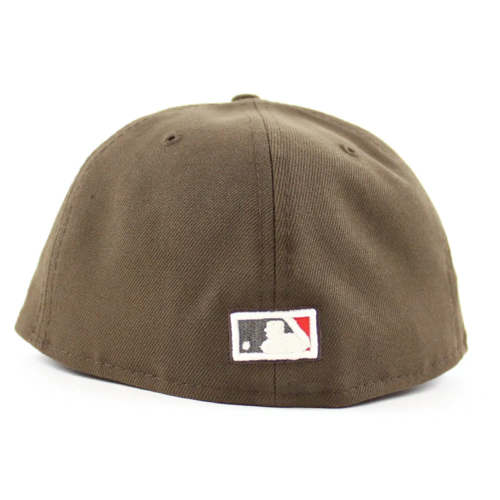Oakland Athletics 1987 All-Star Game New Era 59Fifty Fitted Hat (GITD Walnut Red Under Brim)