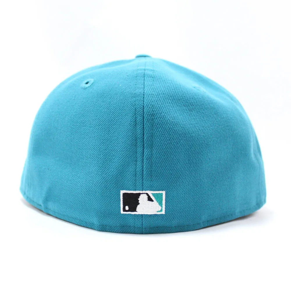 Oakland Athletics 30th Anniversary New Era 59Fifty Fitted Hat (Glow in the Dark Turquoise Gray Under Brim)