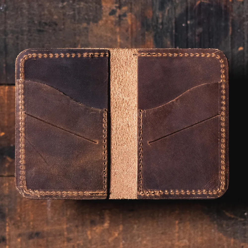 ORIGIN RAW EDGE BIFOLD WALLET