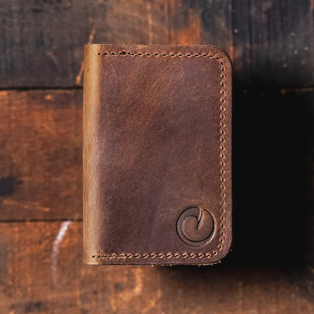 ORIGIN RAW EDGE BIFOLD WALLET