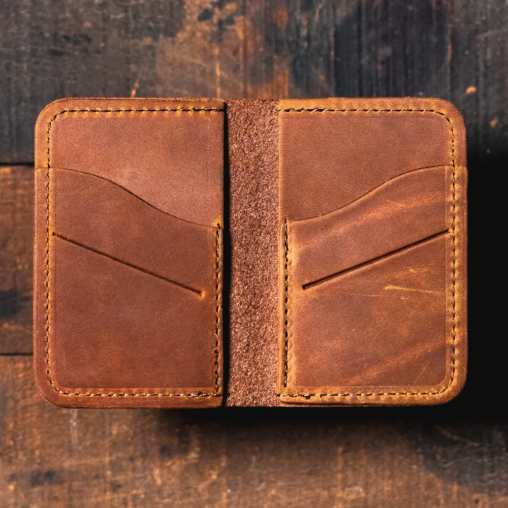 ORIGIN RAW EDGE BIFOLD WALLET