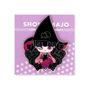 Ouija Witch & Cats Chibi Enamel Pin