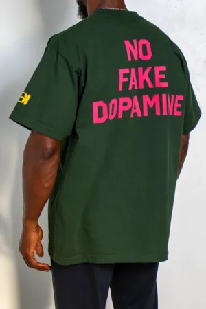 Oversized "NO FAKE DOPAMINE" Heavyweight GOODHURT Tee
